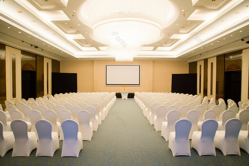 实拍灯光下的酒店会议厅背景,高清,摄影图,摄影图片,图片大全,摄影图免费下载